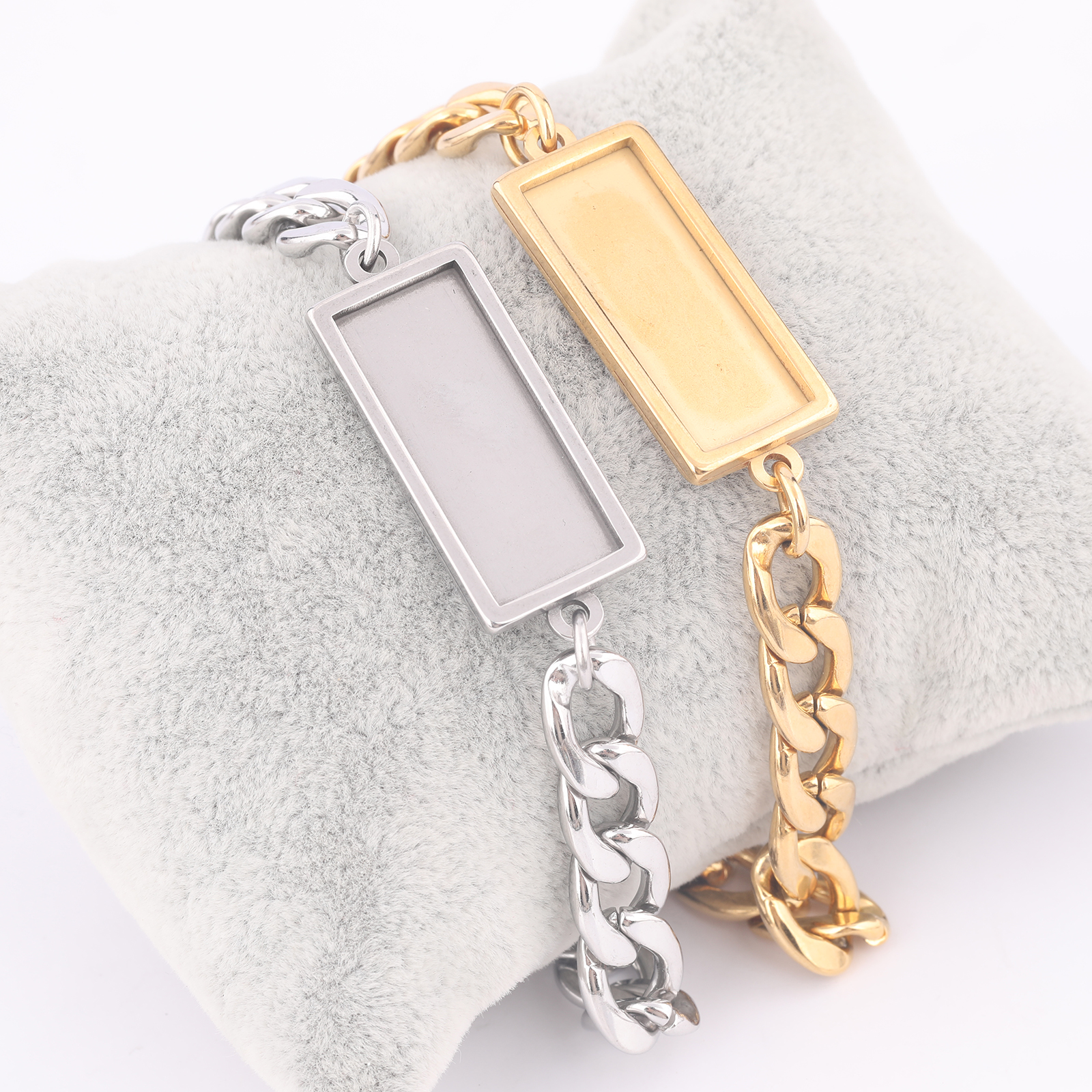 Jewelry Making Soldering Kit - 2pcs Stainless Steel Gold Plated Chain