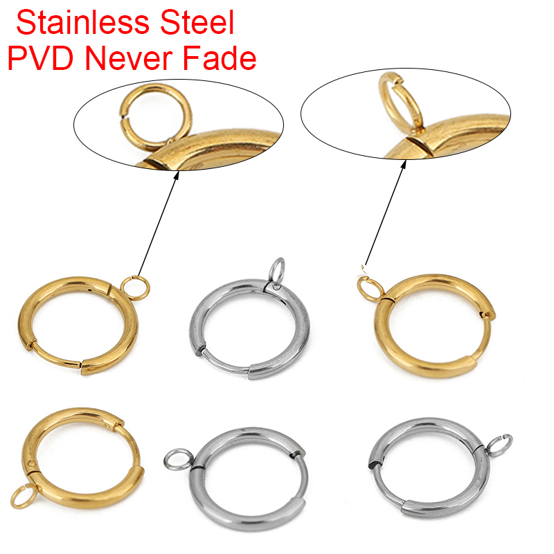 Jewelry Making School - 10pcs PVD Never Fade Earrings Hooks