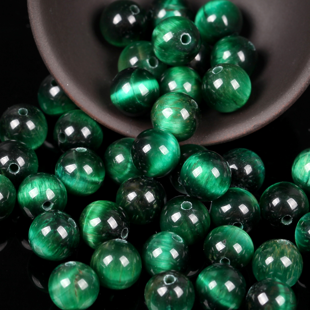 Jewelry Making Stones - Wholesale Natural Green Tiger Eye Stone