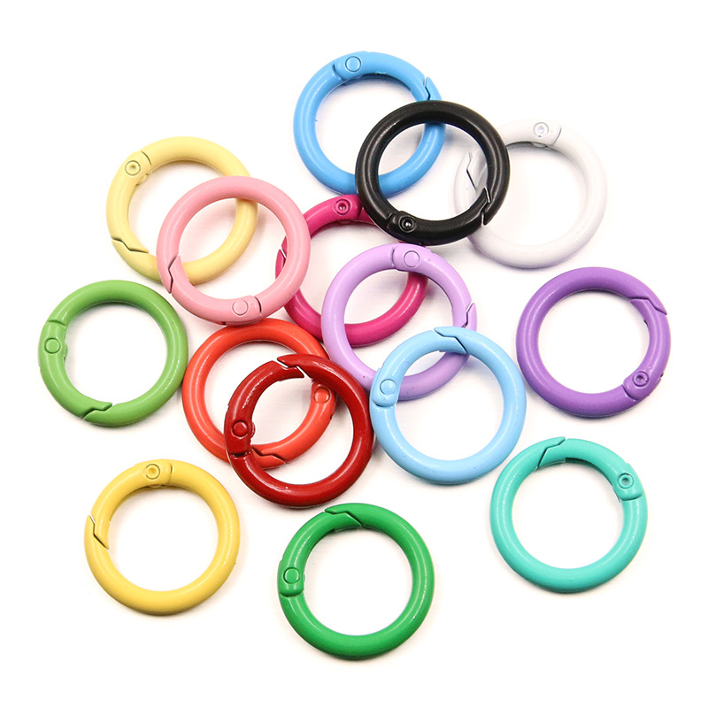 Jewelry Making School - 5-20pcs Colorful Spring O Rings Round