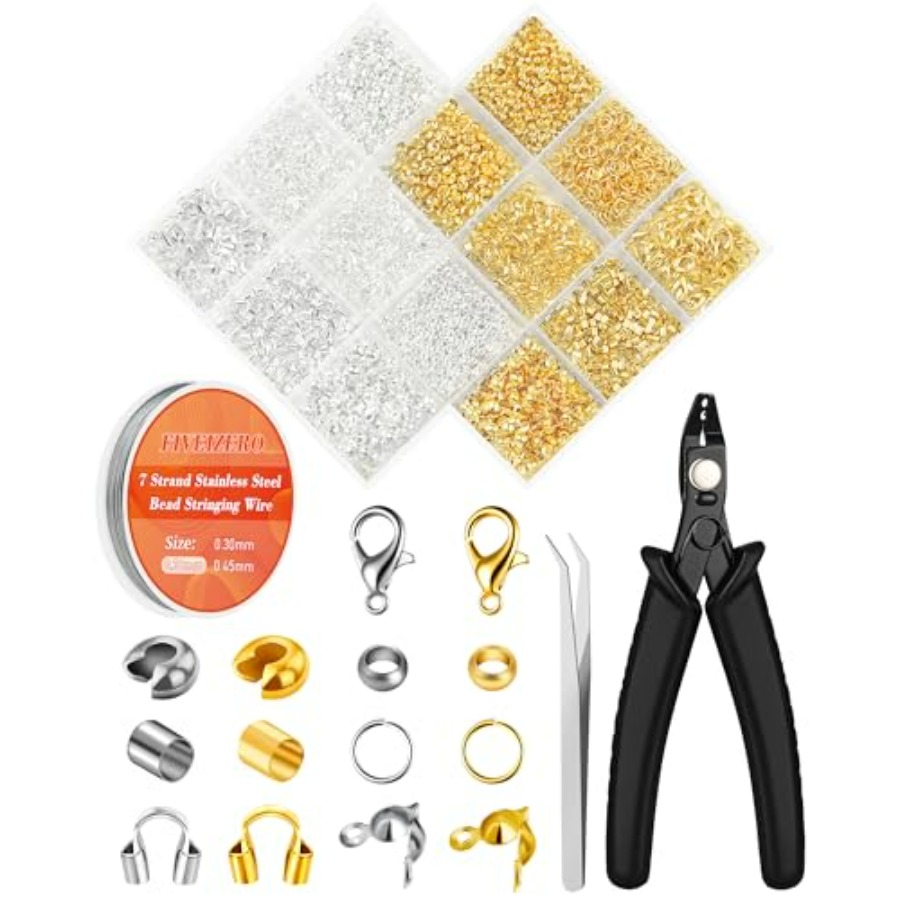 Jewelry Making Soldering Kit - 1950 Pcs Jewelry Making Cord End