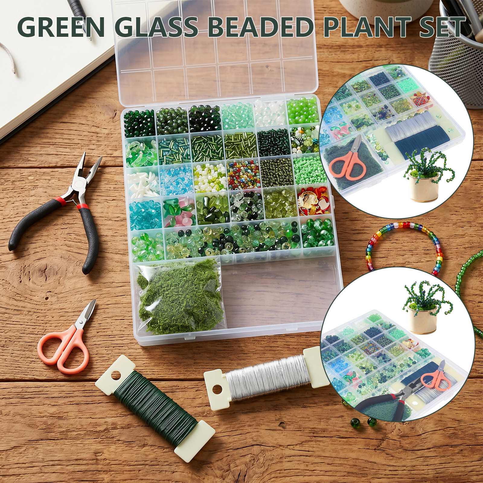 Beaded Plant Kit with Artifici – Jewelry Making Videos Bewertung und Preis