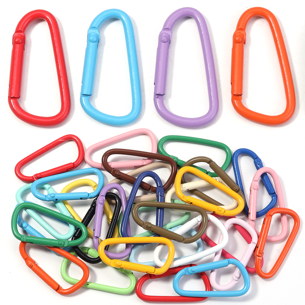 10pcs Colorful Carabiner Clip  – Jewelry Making Rings Bewertung und Preis