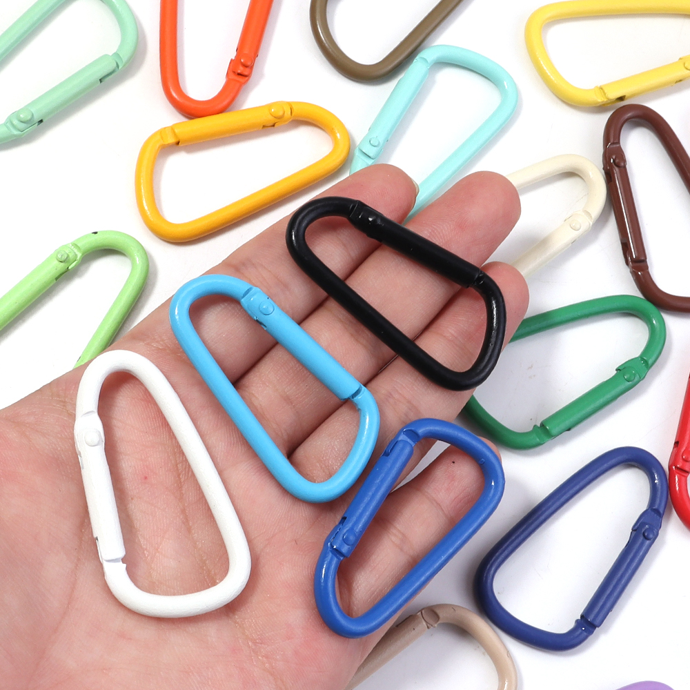 10pcs Colorful Carabiner Clip  – Jewelry Making Rings Bewertung und Preis
