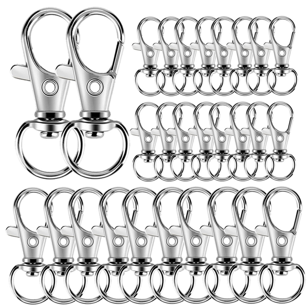 25-200Pcs Metal Swivel Snap Ho – Jewelry Making Rings Bewertung und Preis