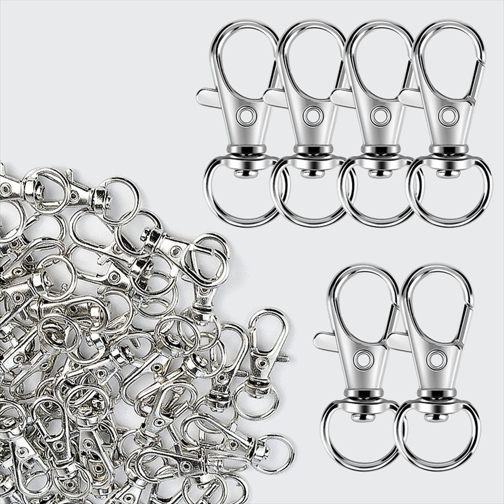 25-200Pcs Metal Swivel Snap Ho – Jewelry Making Rings Bewertung und Preis