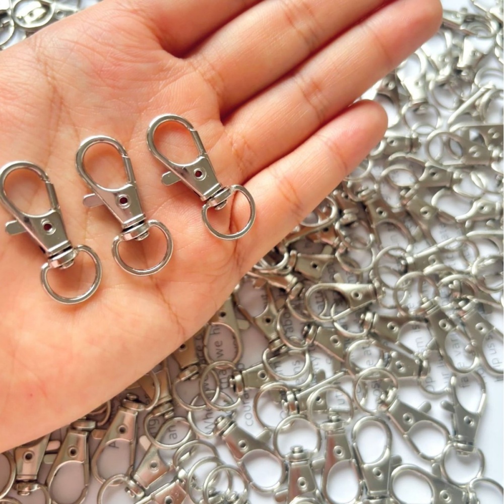 25-200Pcs Metal Swivel Snap Ho – Jewelry Making Rings Bewertung und Preis