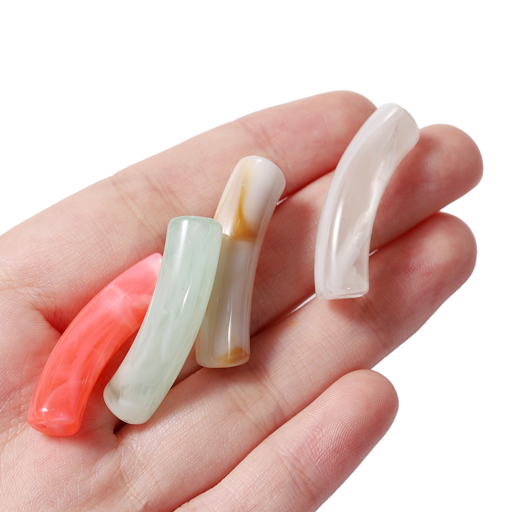 10pcs/lot 10*33mm Acrylic Bead – Crimp Bead Tube Bewertung und Preis