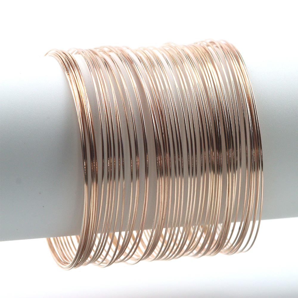 10/30 6CM Circle Carbon Steel  – Memory Wire Bracelet Bewertung und Preis