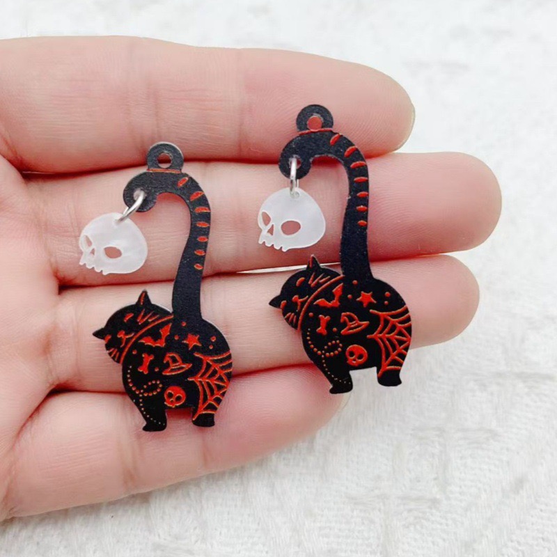 10pcs Halloween Acrylic Ghost  – Jewelry Making Factory Bewertung und Preis