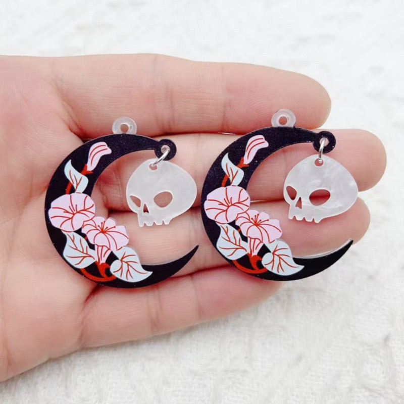 10pcs Halloween Acrylic Ghost  – Jewelry Making Factory Bewertung und Preis