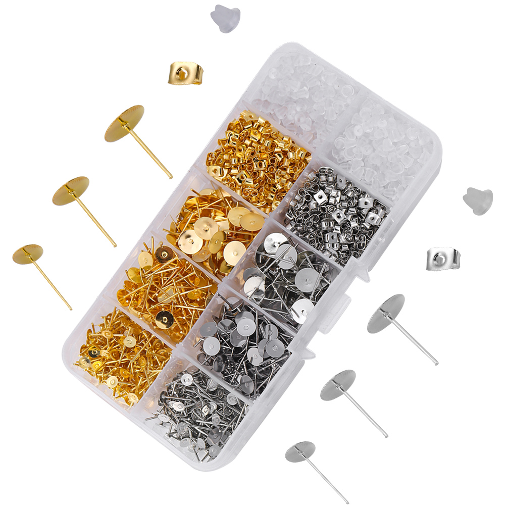 1400Pcs/Lot Blank Post Earring – Jewelry Making Box Bewertung und Preis