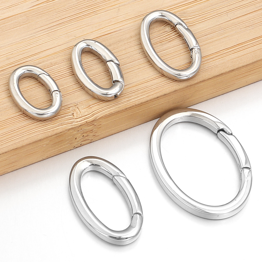 1pc Stainless Steel Spring Cla – Jewelry Making Rings Bewertung und Preis