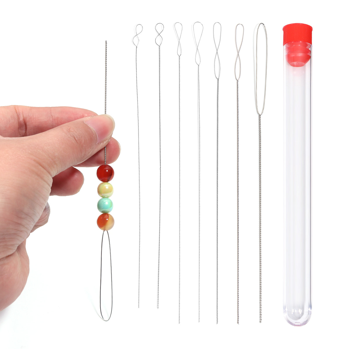 5/7Pc Stainless Steel Bead Nee – Beading Needle Fine Bewertung und Preis
