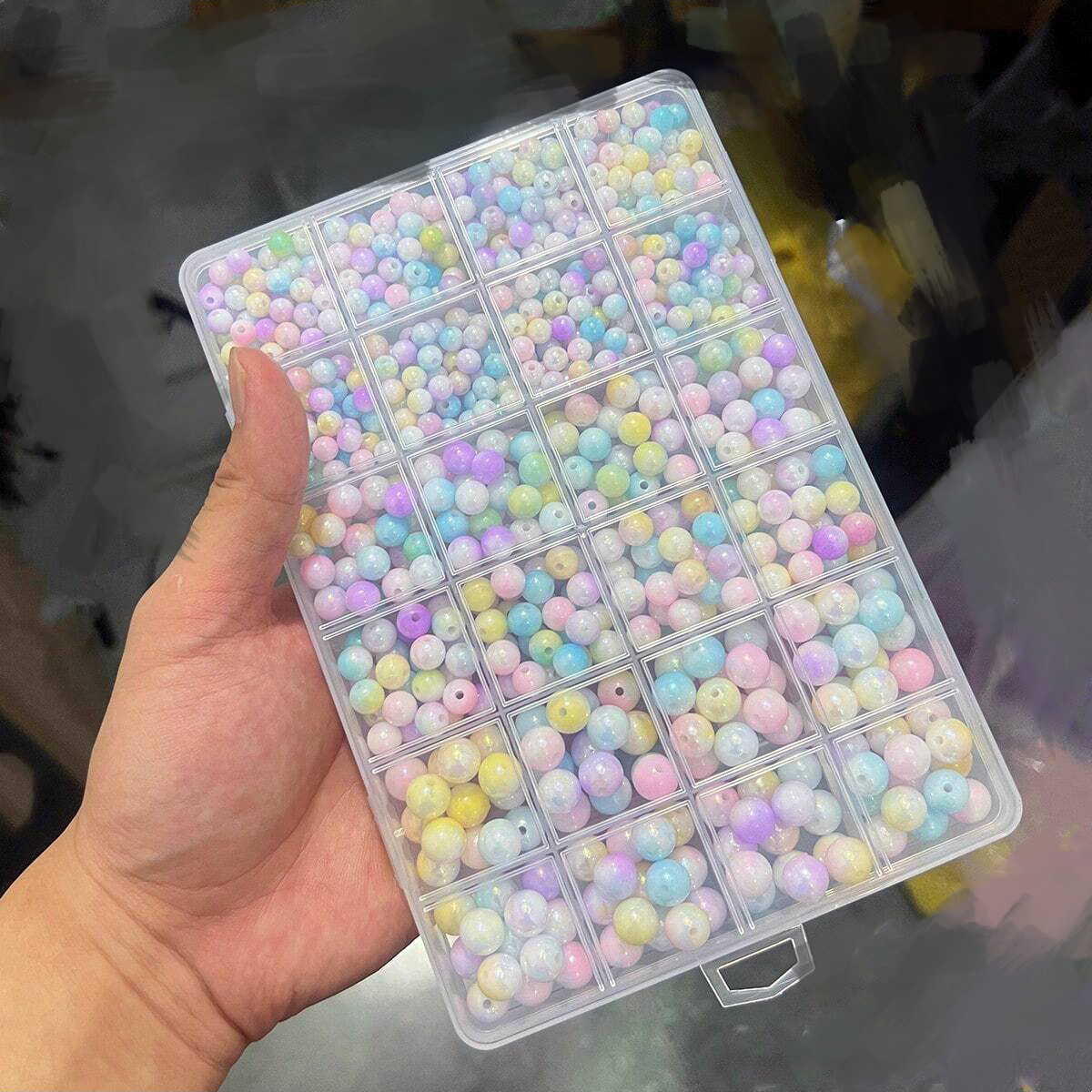 800pcs/24 grid set box 6mm/8mm – Jewelry Making Box Bewertung und Preis