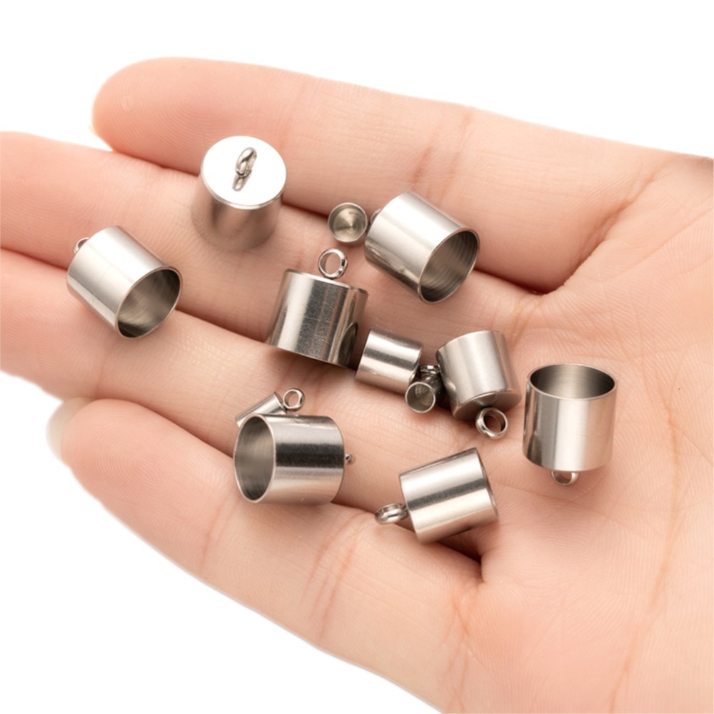 20pcs Tube End Caps Stainless  – Crimp Bead Tube Bewertung und Preis