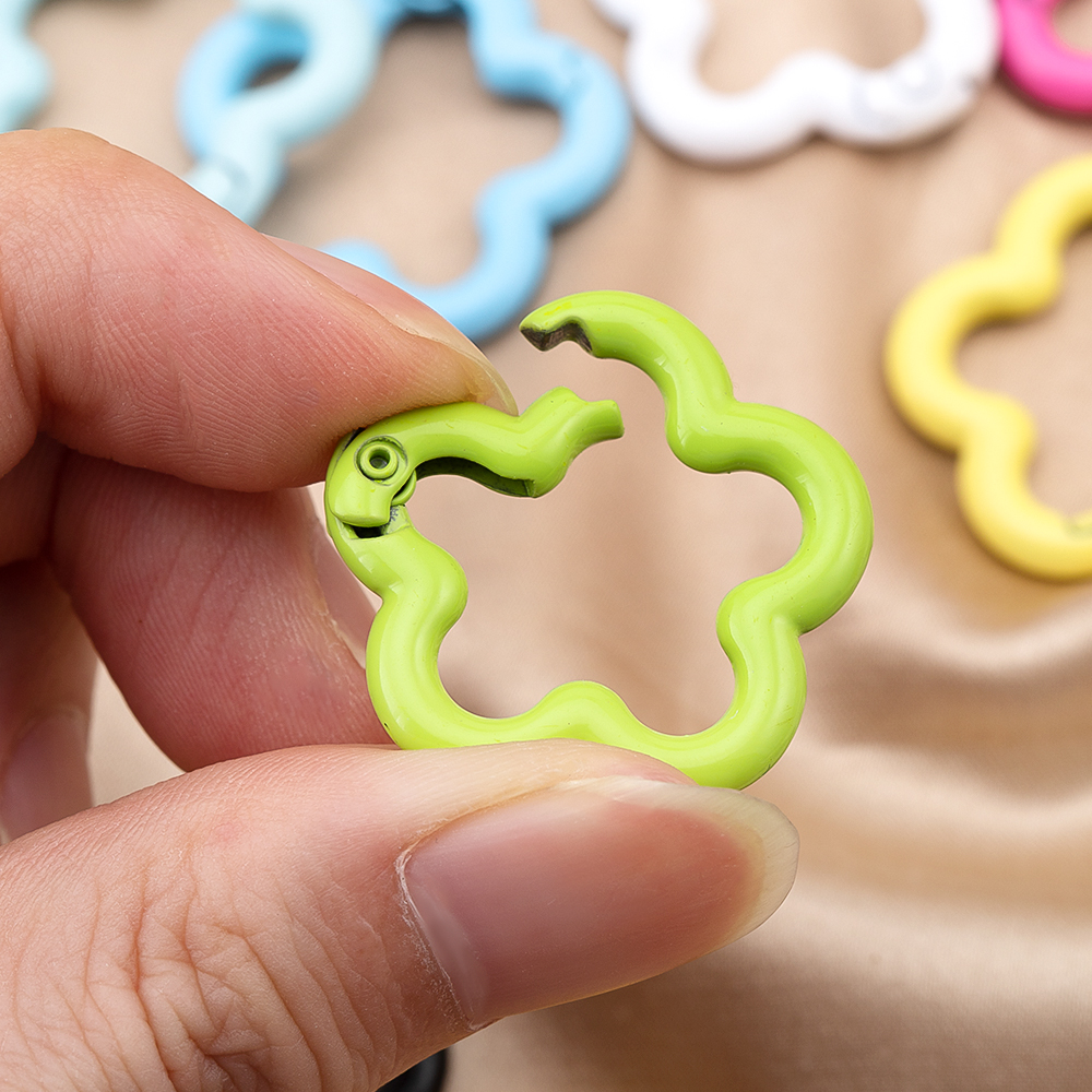 5/10pcs Colorful Flower-shaped – Jewelry Making Rings Bewertung und Preis