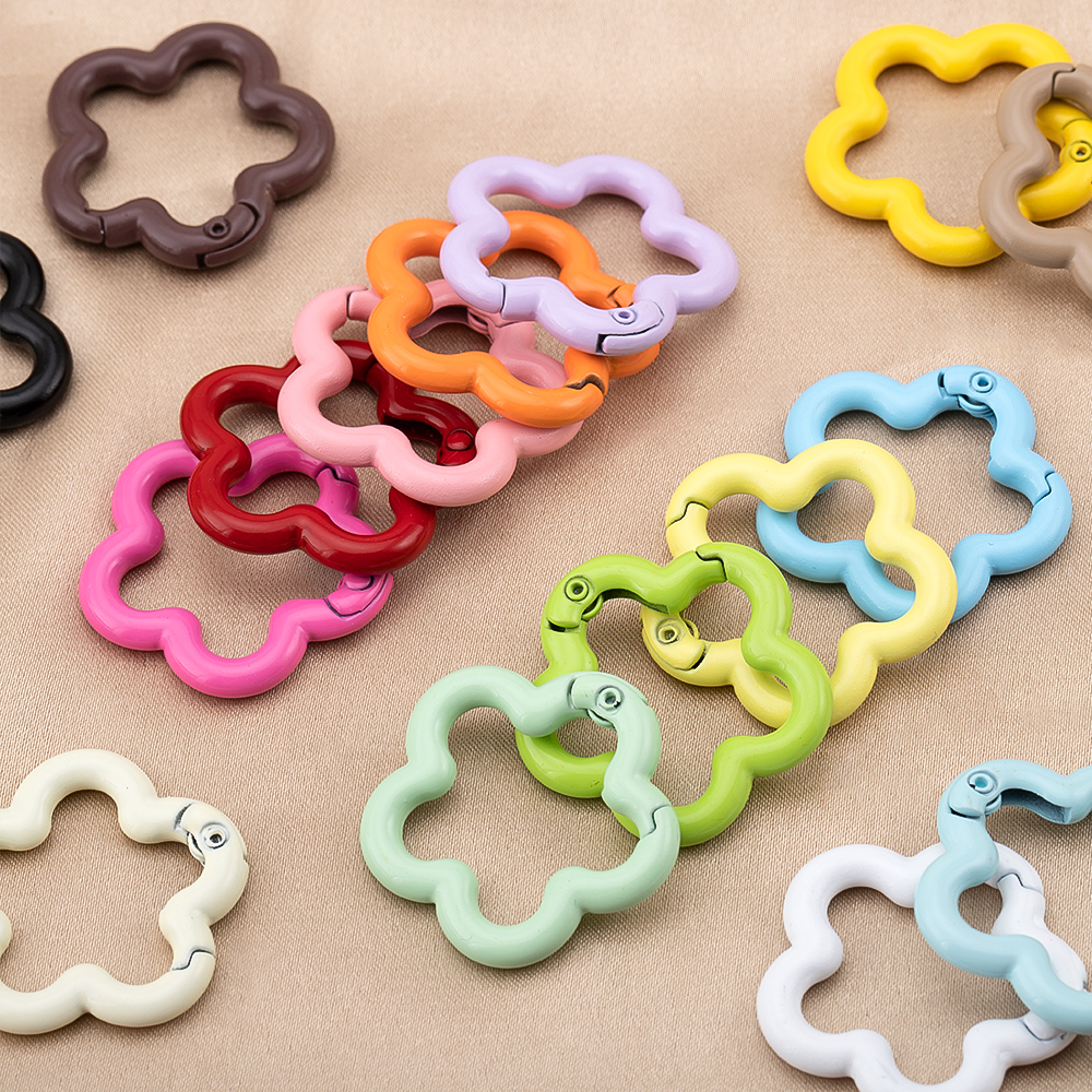 5/10pcs Colorful Flower-shaped – Jewelry Making Rings Bewertung und Preis