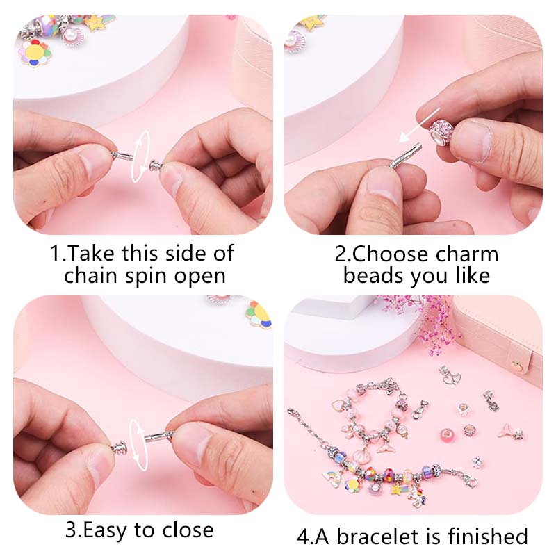 ﻿Girls DIY Bracelet Set Handm – Jewelry Making Qc Bewertung und Preis