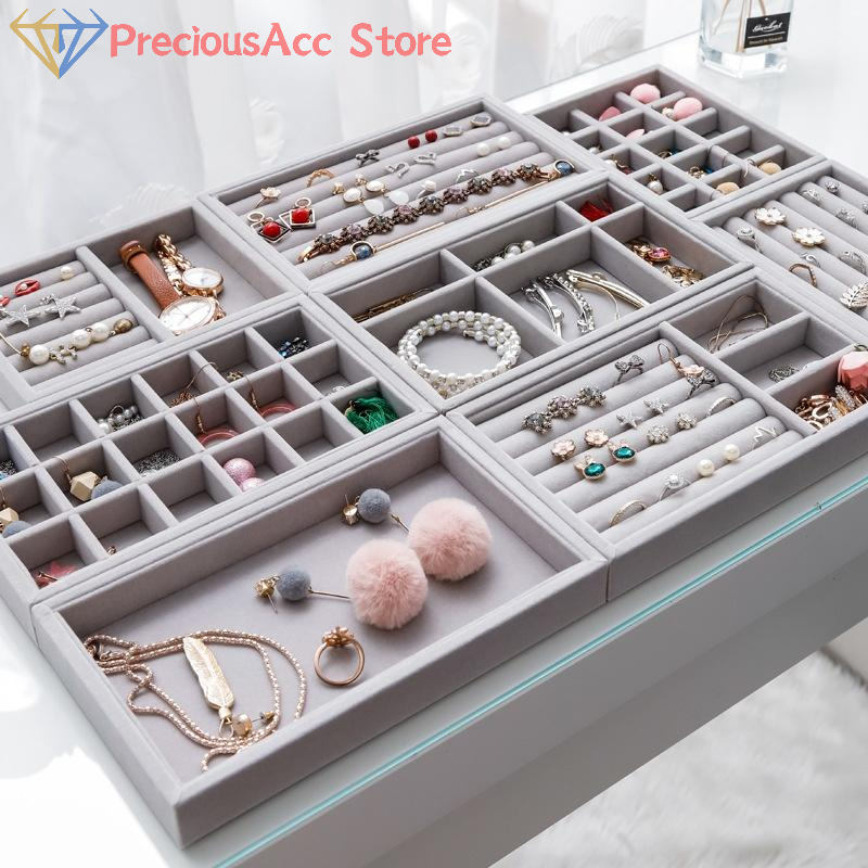 Velvet Jewelry Tray Display Ca – Jewelry Making Organizer Bewertung und Preis