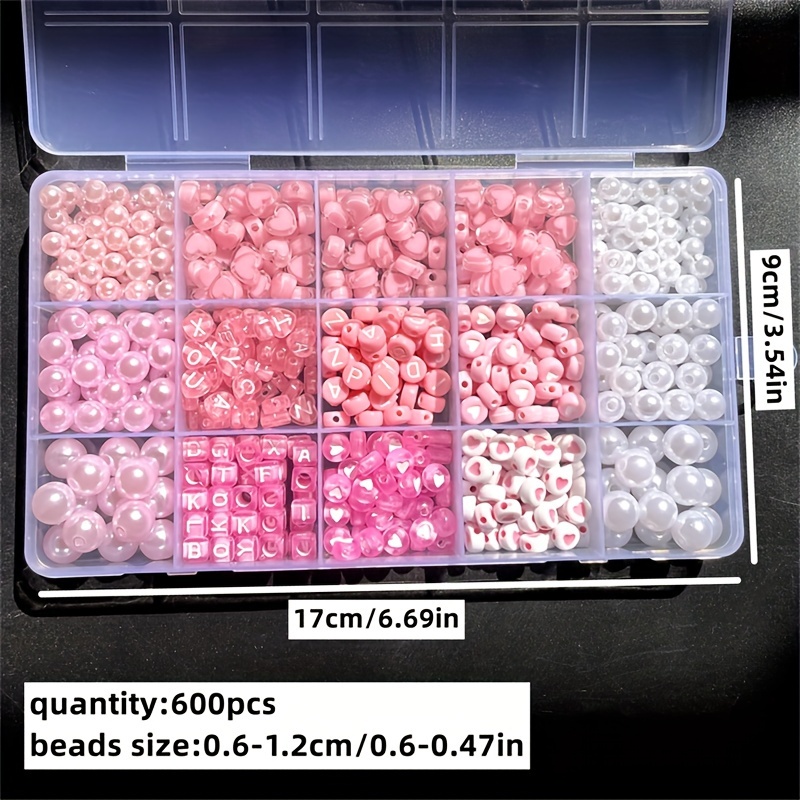 10-piece pink alphabet box, ac – Jewelry Making Box Bewertung und Preis