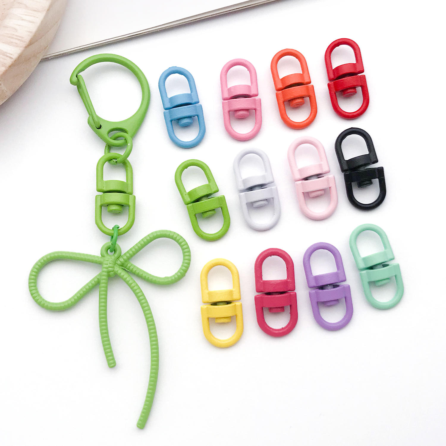 20pcs Metal Rotate Buckle Key  – Jewelry Making Rings Bewertung und Preis