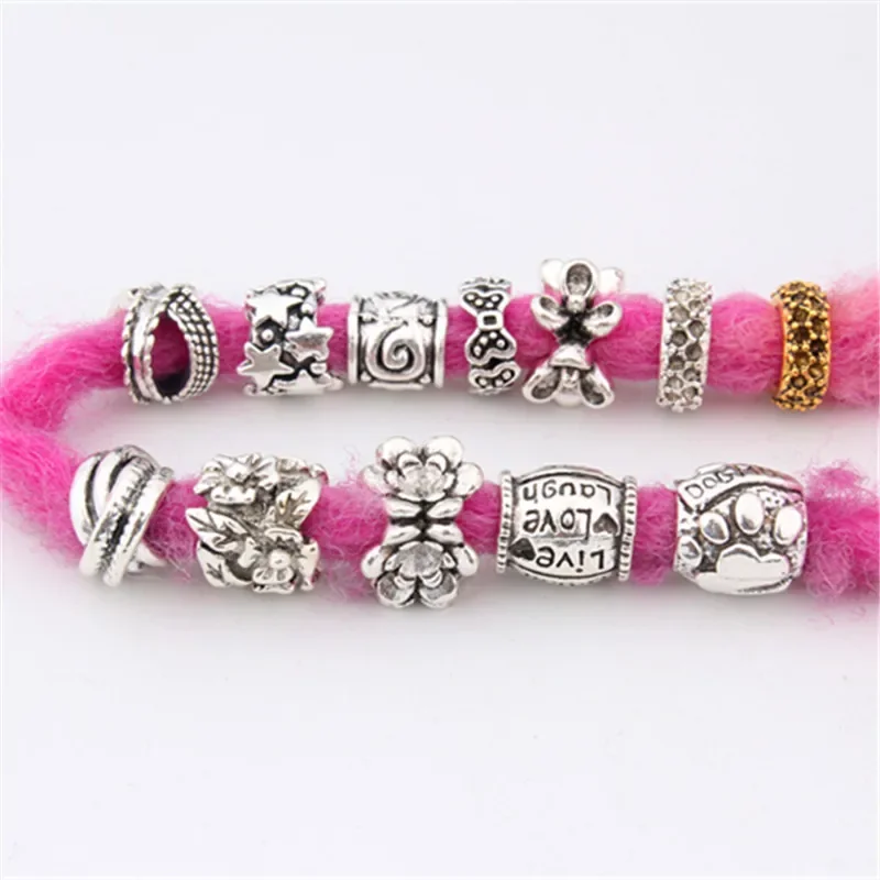 5pcs Metal African Hair Rings  – Crimp Bead Tube Bewertung und Preis