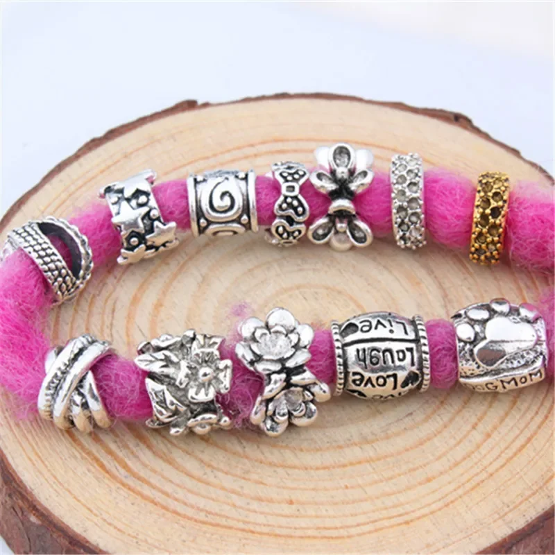 5pcs Metal African Hair Rings  – Crimp Bead Tube Bewertung und Preis