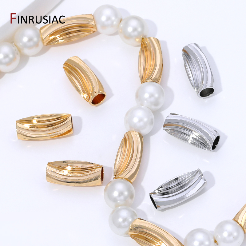14K Gold Plated Brass Stripe T – Crimp Bead Tube Bewertung und Preis