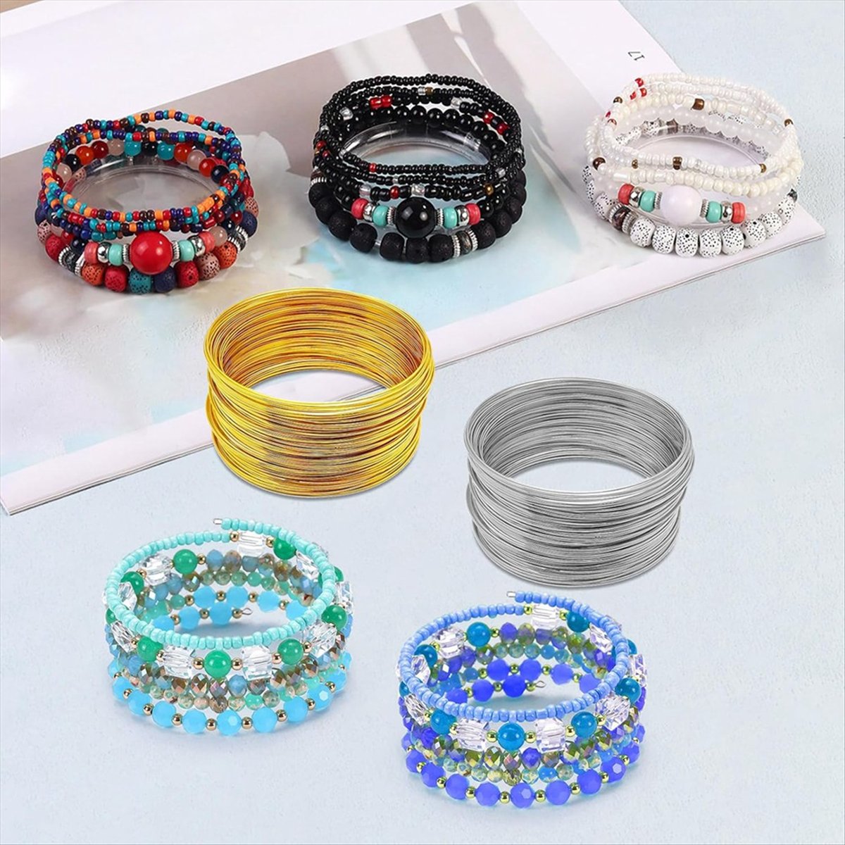 ABJS Memory Beading Wire Jewel – Memory Wire Bracelet Bewertung und Preis