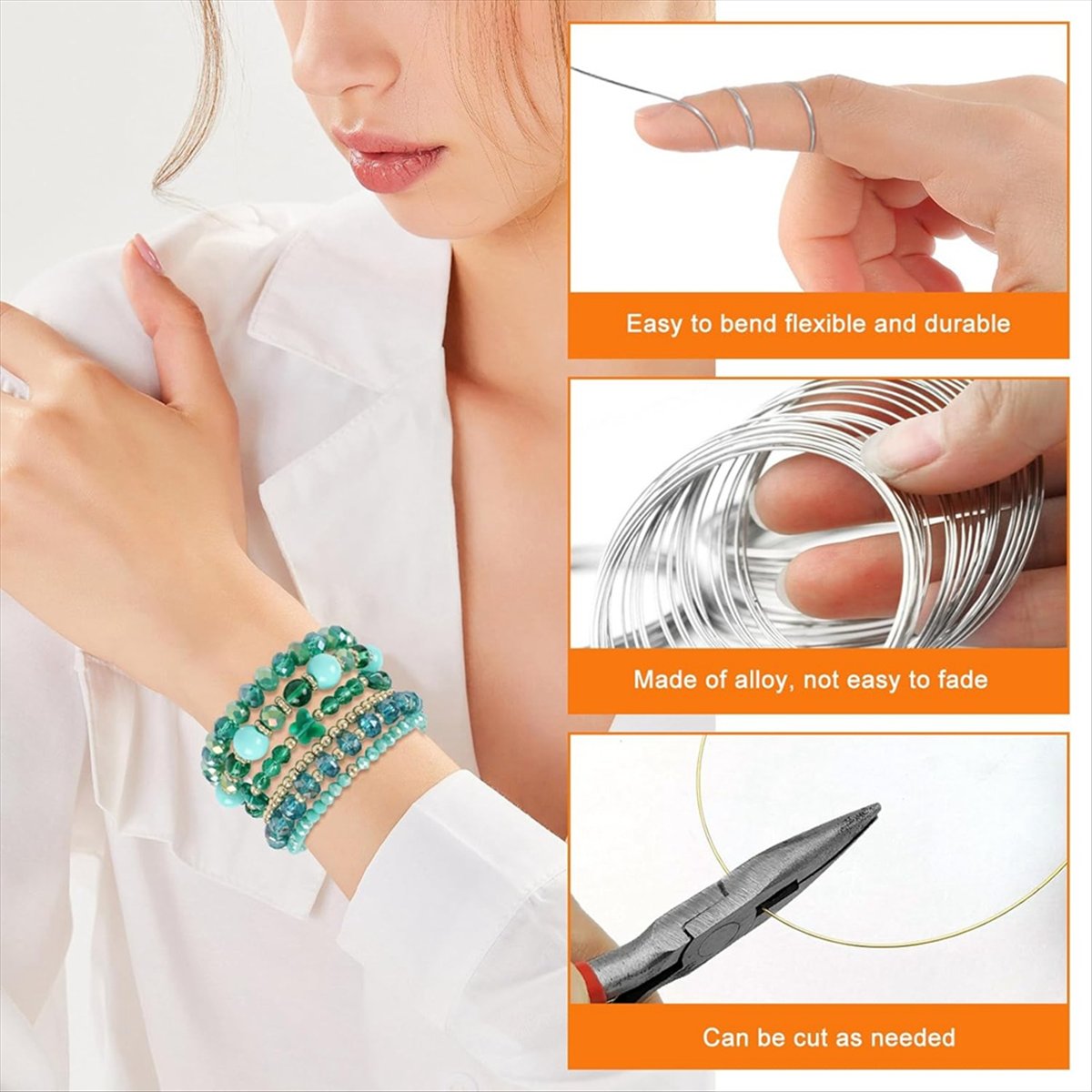ABJS Memory Beading Wire Jewel – Memory Wire Bracelet Bewertung und Preis