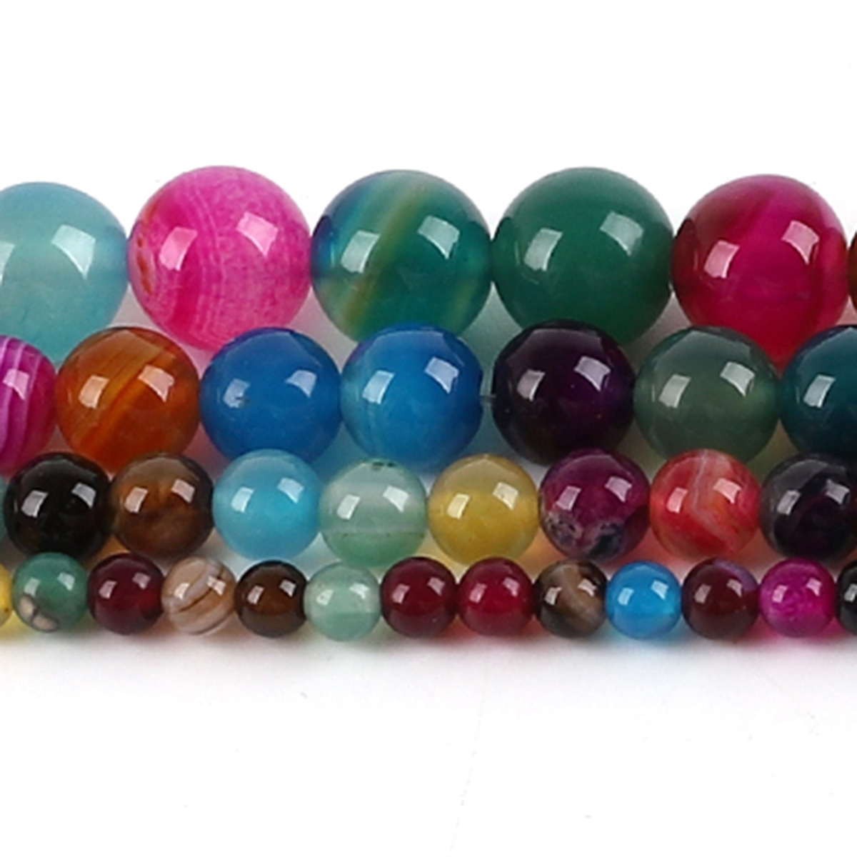 Natural Agate Stone Beads Colo – Jewelry Making Stones Bewertung und Preis