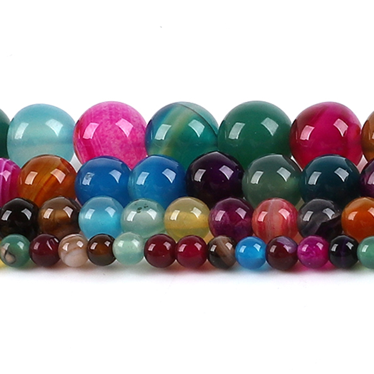 Natural Agate Stone Beads Colo – Jewelry Making Stones Bewertung und Preis
