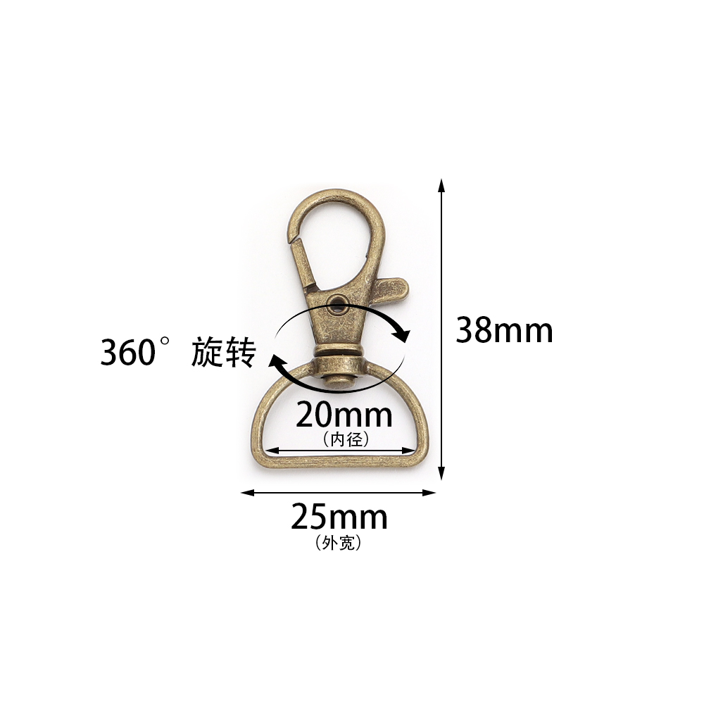 10pcs/lot Metal Swivel Clasps  – Jewelry Making Rings Bewertung und Preis