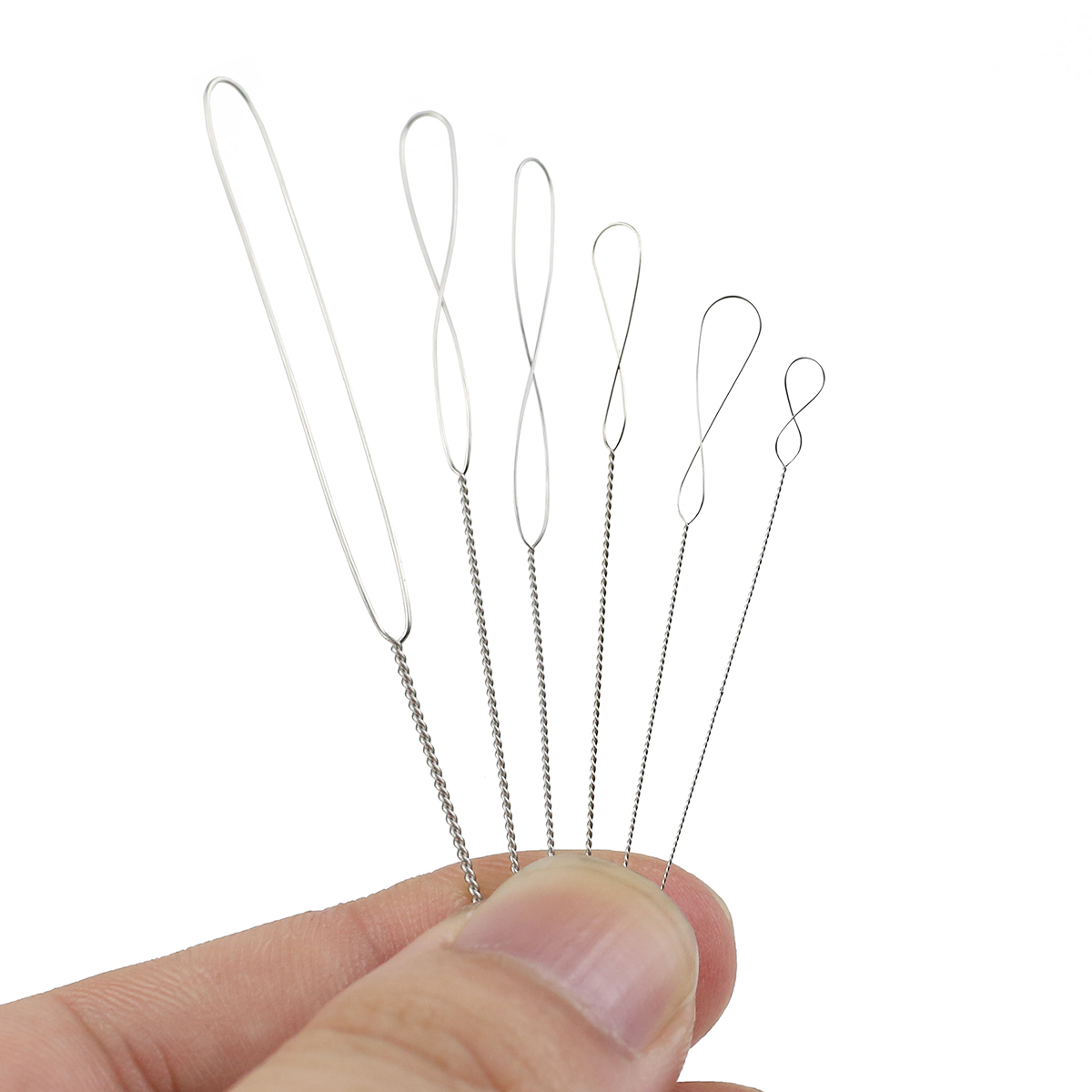 6Pcs/Lot 0.2-0.7mm Twisted Pin – Beading Needle Fine Bewertung und Preis