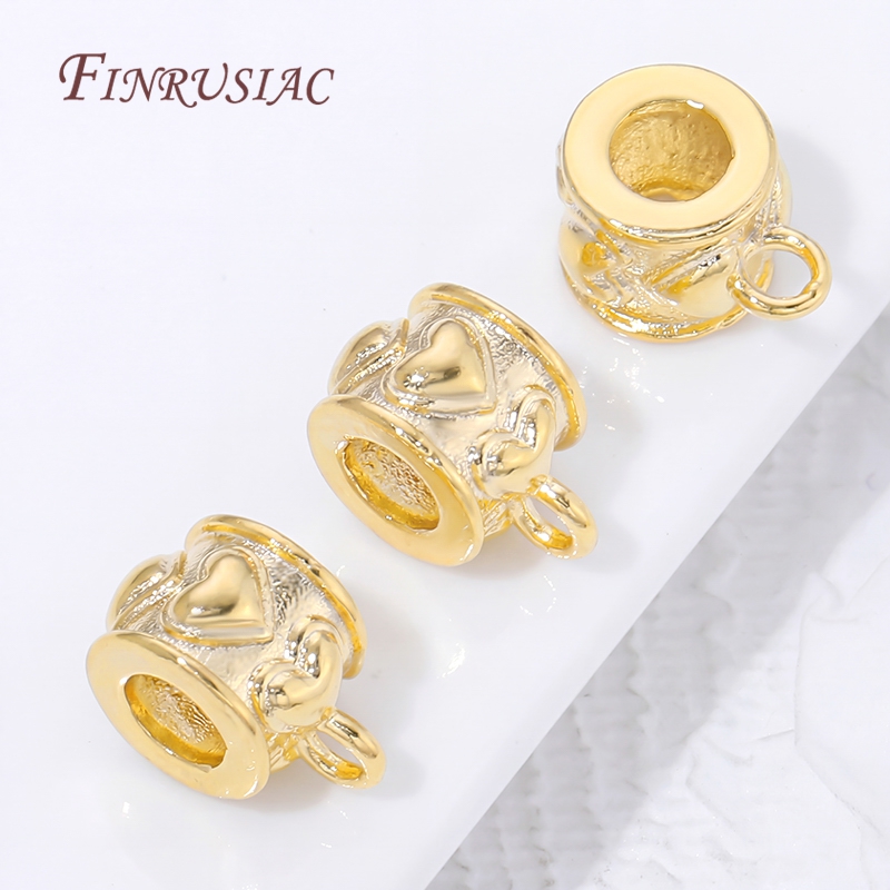 18K Gold Plated Pendant Bail C – Crimp Bead Tube Bewertung und Preis