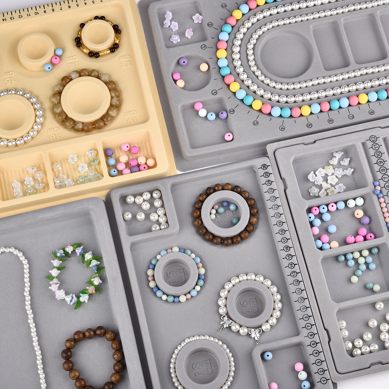 Flocked Bead Board Bracelet Ne – Jewelry Making Organizer Bewertung und Preis