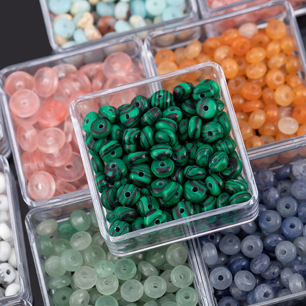 160pcs 4mm Natural Stone Abacu – Jewelry Making Stones Bewertung und Preis