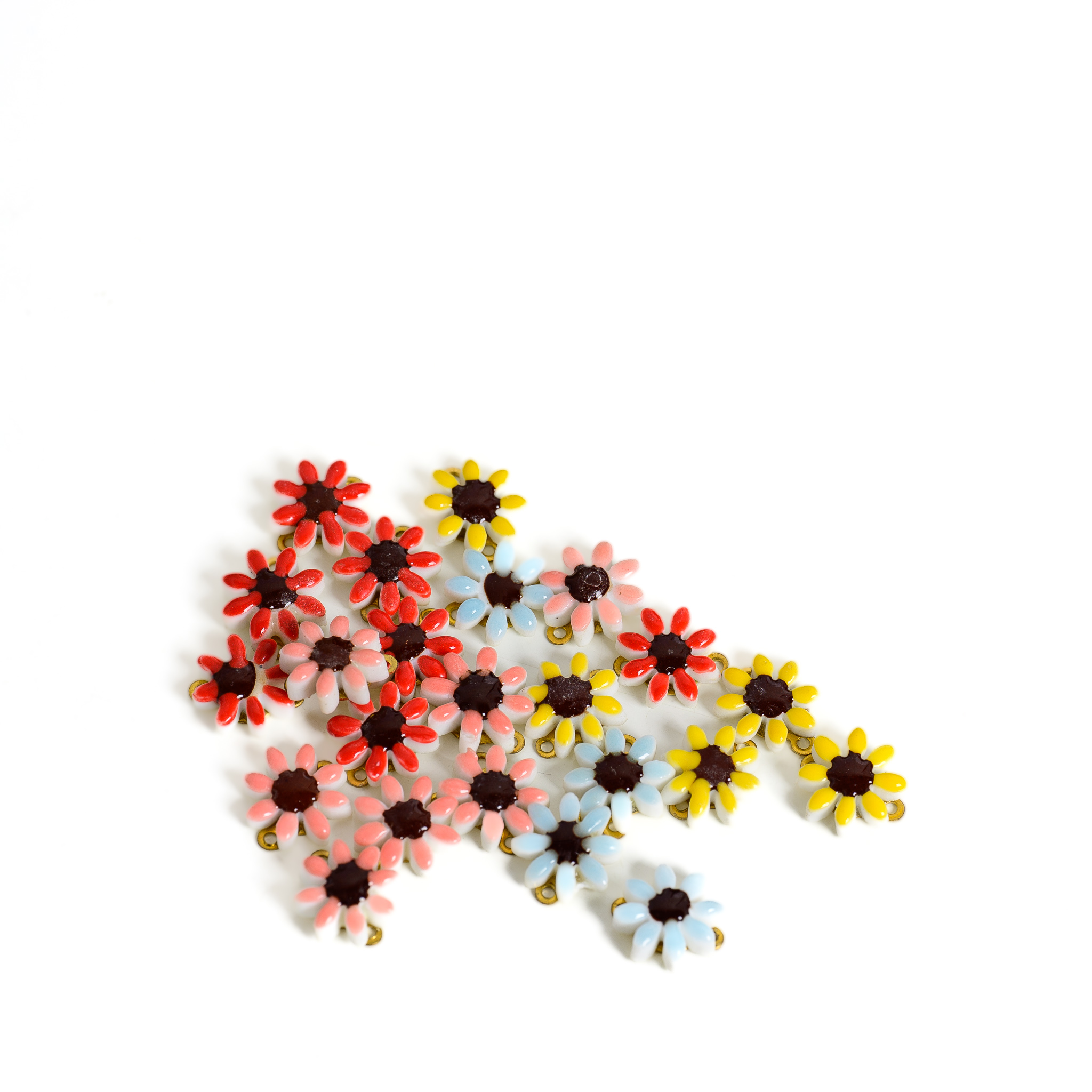 5pcs DIY Ceramic Flower Beads  – Jewelry Making Qc Bewertung und Preis