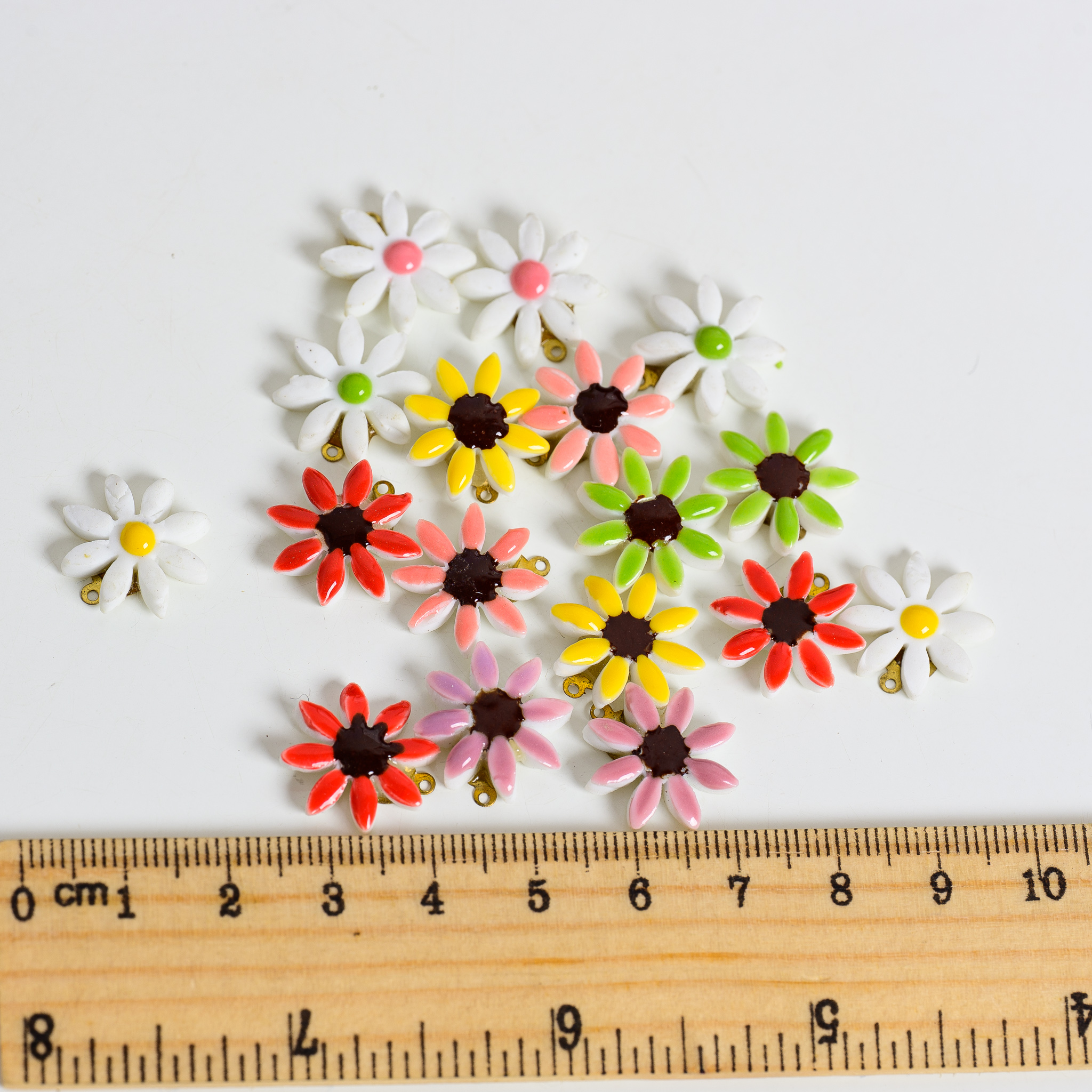 5pcs DIY Ceramic Flower Beads  – Jewelry Making Qc Bewertung und Preis