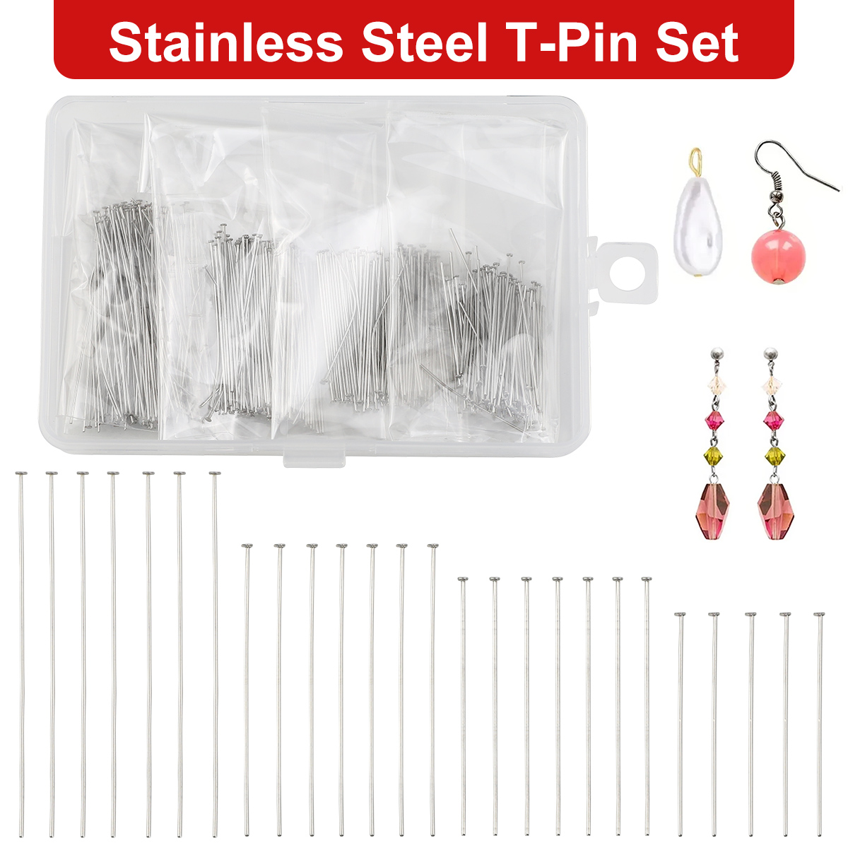 400pcs/box 35-50mm Stainless S – Beading Needle Fine Bewertung und Preis