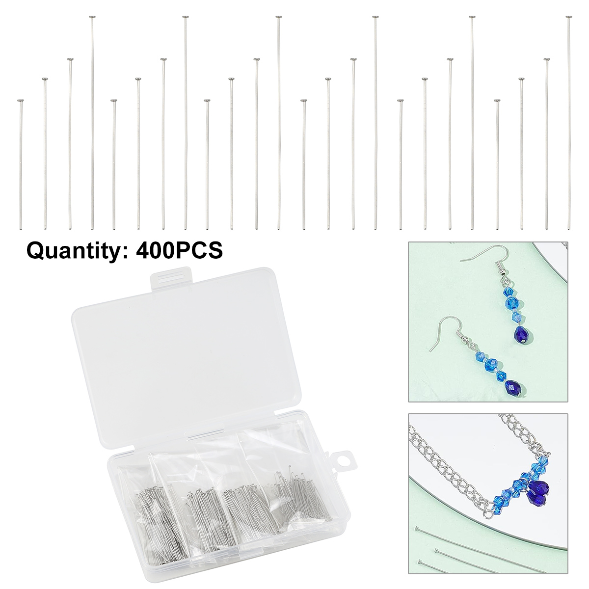 400pcs/box 35-50mm Stainless S – Beading Needle Fine Bewertung und Preis