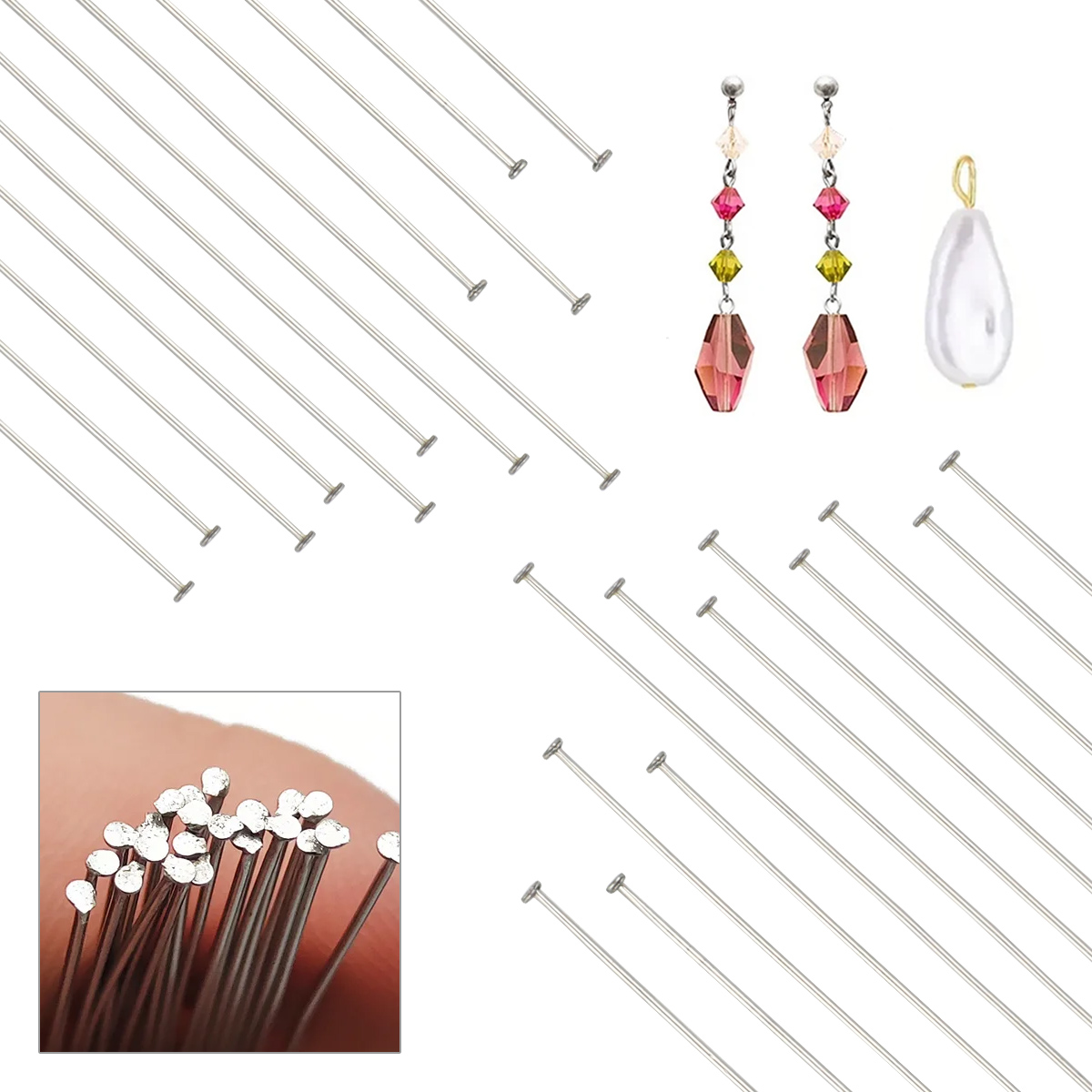 400pcs/box 35-50mm Stainless S – Beading Needle Fine Bewertung und Preis