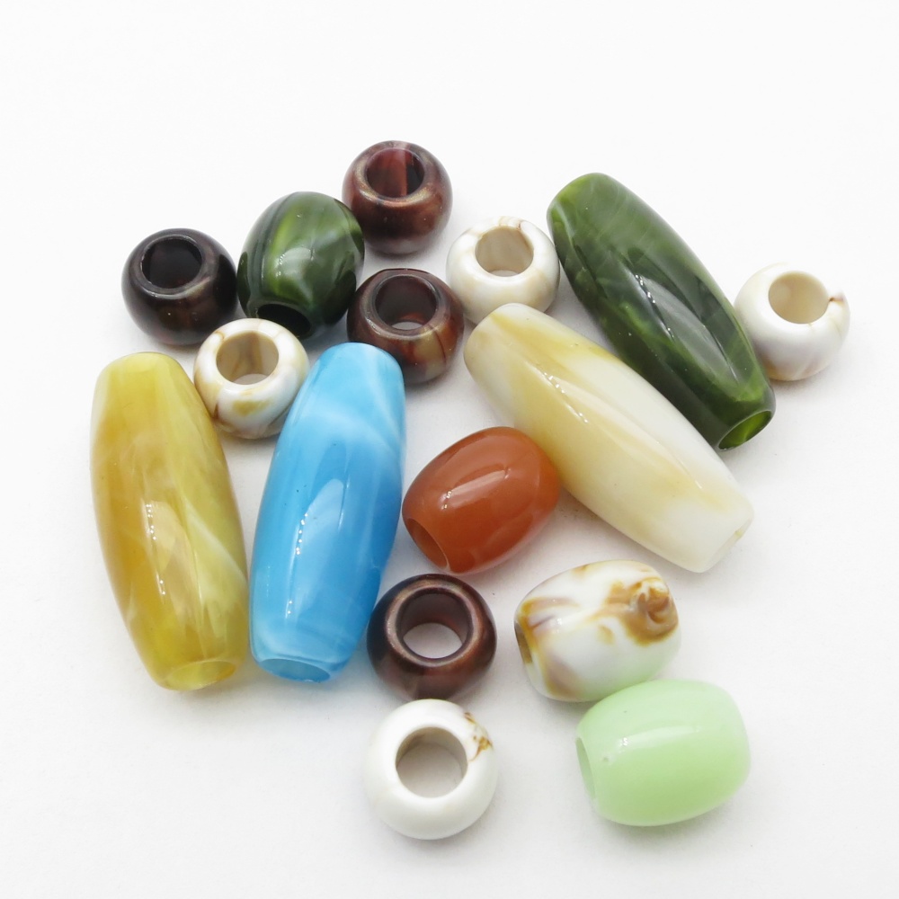 16pcs Mix Styles Acrylic Croch – Crimp Bead Tube Bewertung und Preis