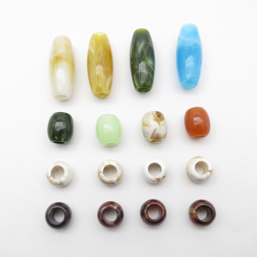 16pcs Mix Styles Acrylic Croch – Crimp Bead Tube Bewertung und Preis