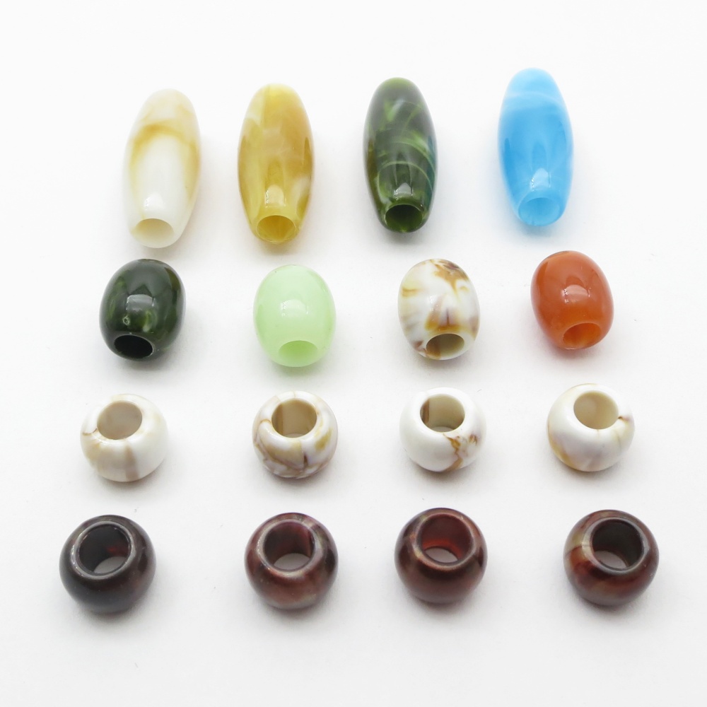 16pcs Mix Styles Acrylic Croch – Crimp Bead Tube Bewertung und Preis