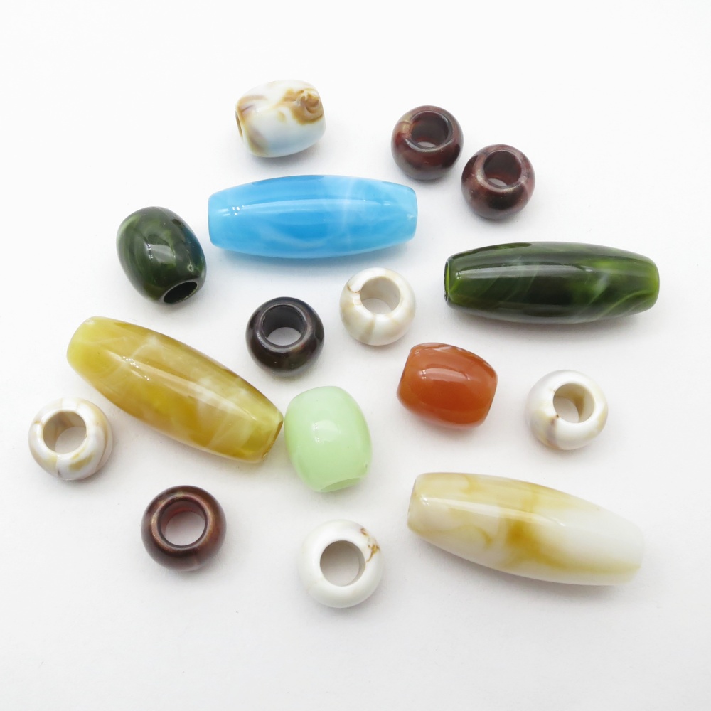 16pcs Mix Styles Acrylic Croch – Crimp Bead Tube Bewertung und Preis