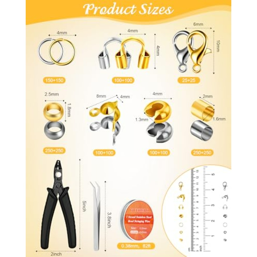 1950 Pcs Jewelry Making Cord E – Jewelry Making Soldering Kit Bewertung und Preis