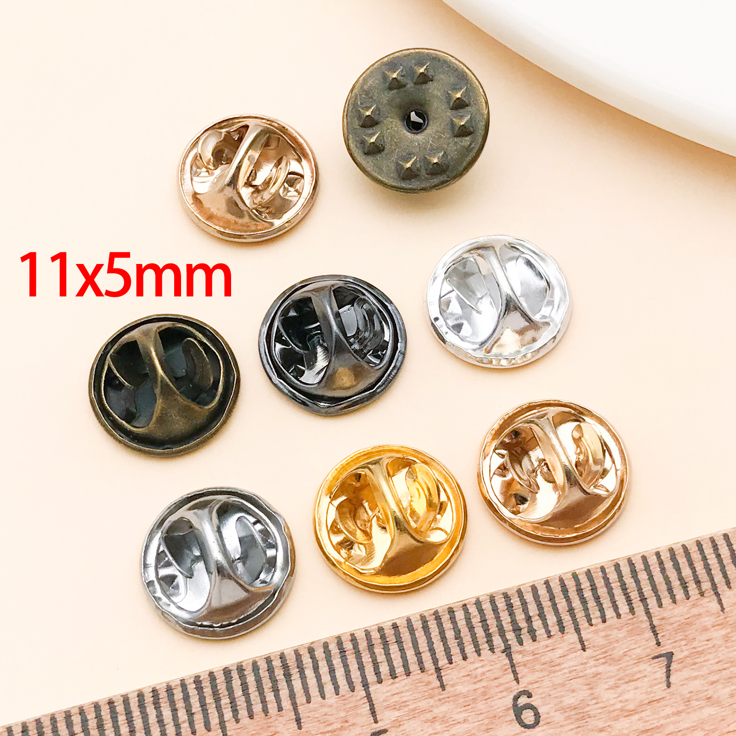 50pcs 8mm 11mm Pin+ Back Stabb – Jewelry Making School Bewertung und Preis