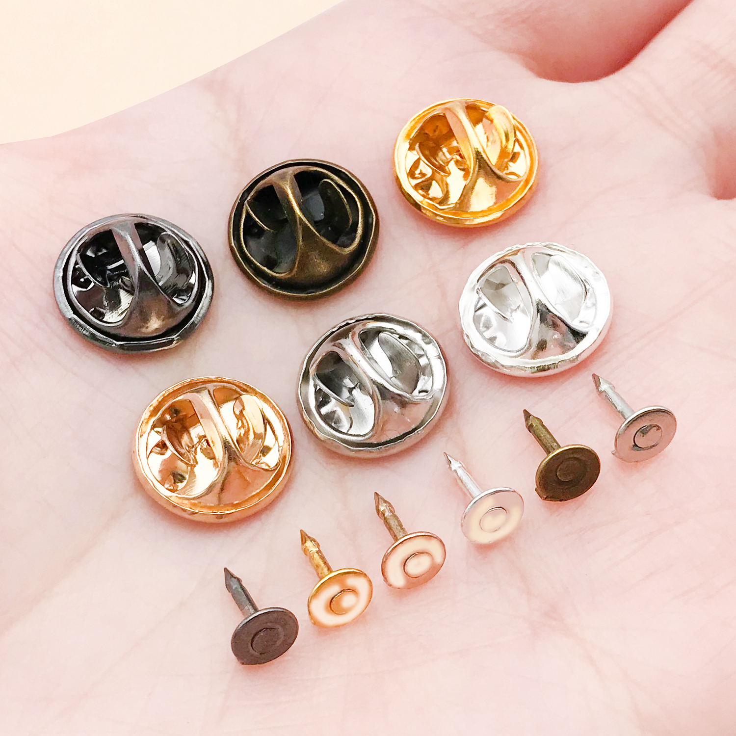 50pcs 8mm 11mm Pin+ Back Stabb – Jewelry Making School Bewertung und Preis